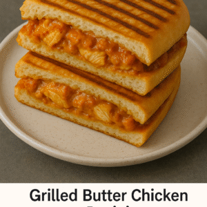 Grilled Butter Chicken Panini
