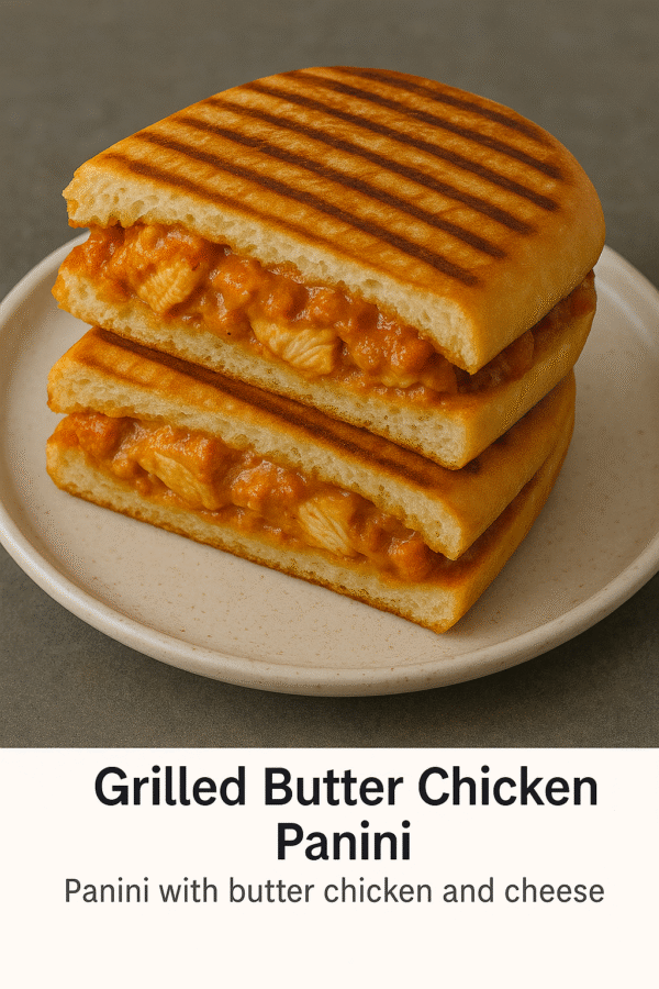 Grilled Butter Chicken Panini
